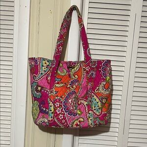 Vera Bradley Pink and Orange Floral Tote